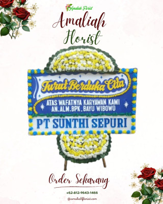 Papan Bunga Duka di Batursari