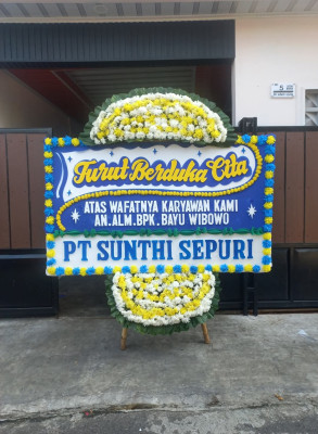 Papan Bunga Duka di Batursari