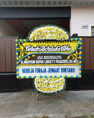 Papan Bunga Duka di Batursari